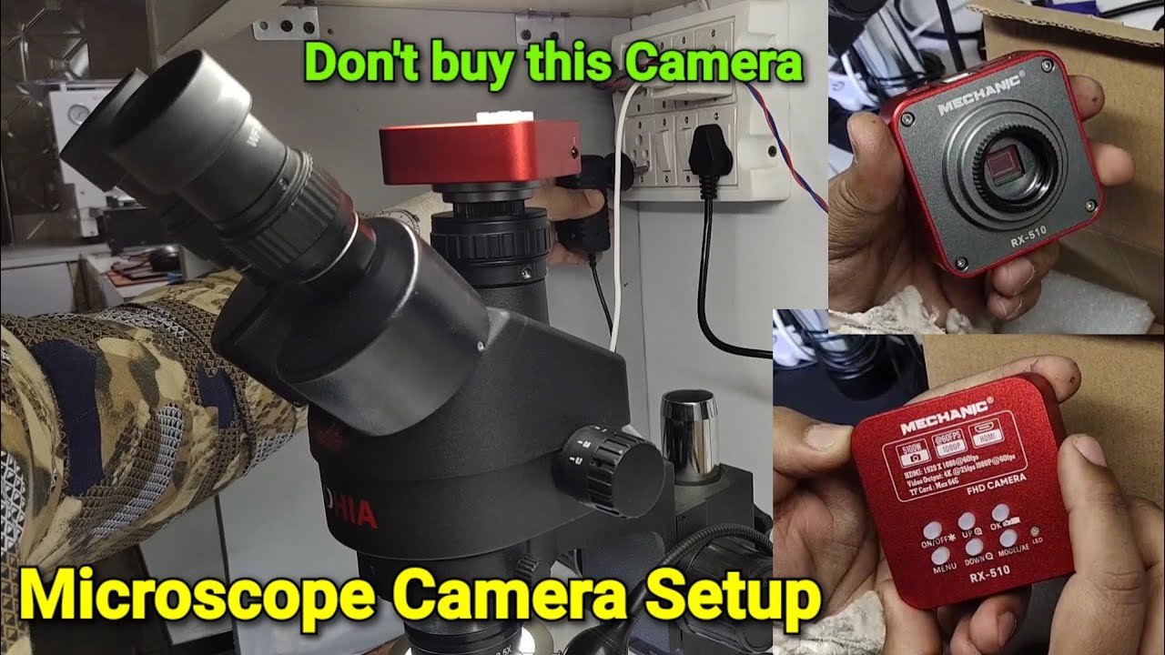 Mechanic RX-510 51Mp Microscope Camera Unboxing+Setup+Review in Hindi