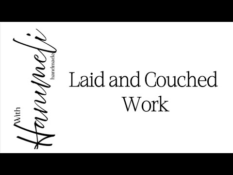 ​Laid and Couched Work Tutorial 🪡 | Traditional Bayeux Tapestry Stitch Filling
