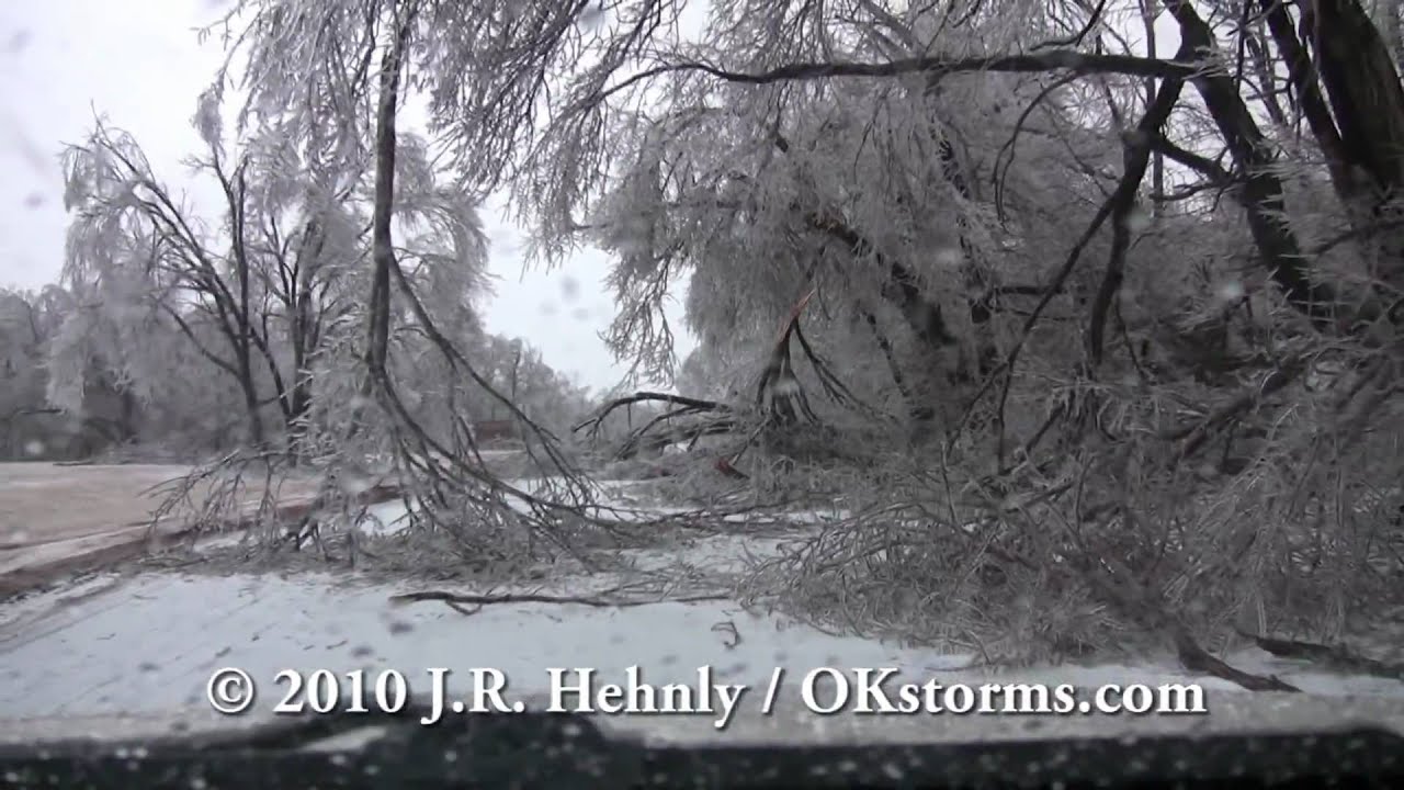 Oklahoma Ice Storm January 28, 2010 YouTube