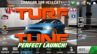 Racing Rivals TURF TUNE 1663 Dodge Charger SRT Hellcat Perfect Launch Tutorial