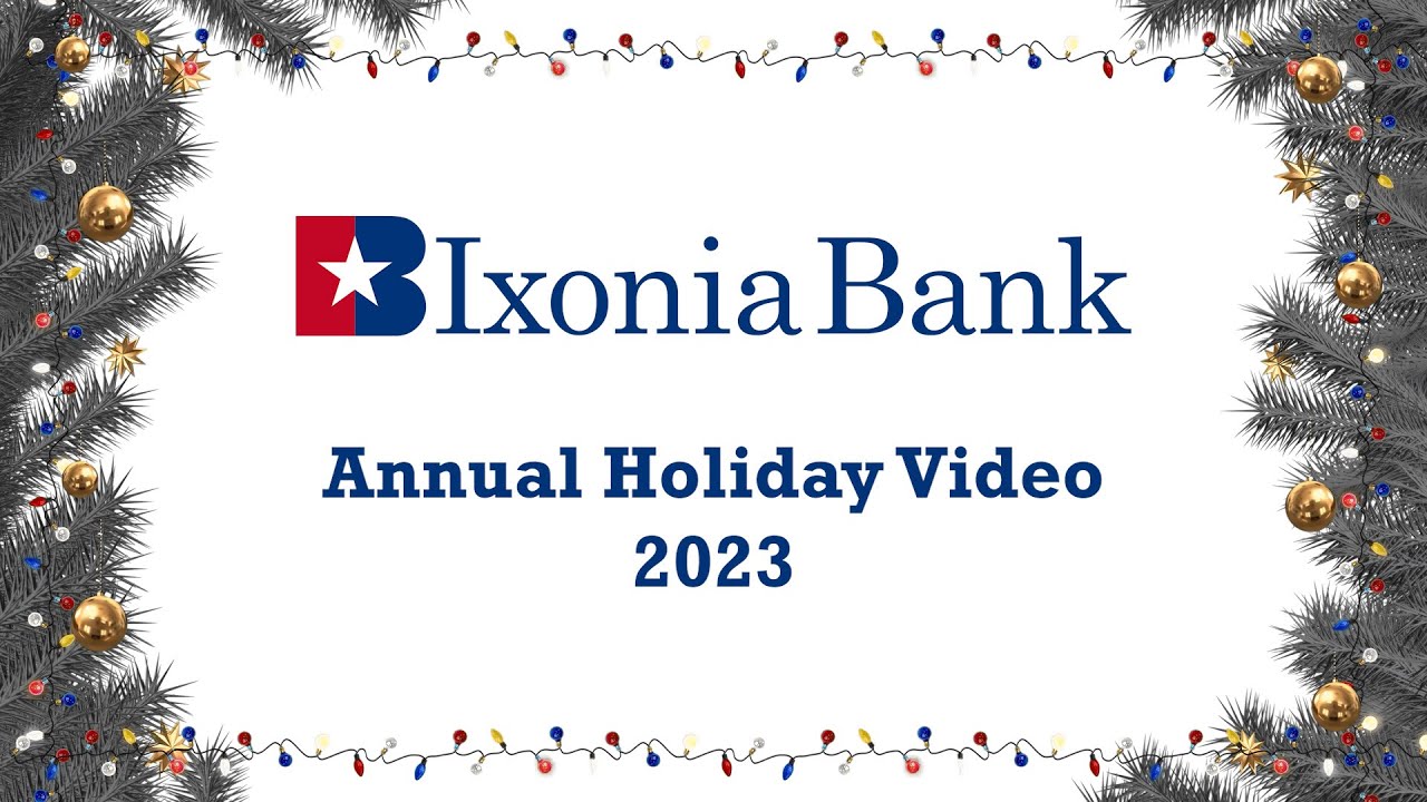 Ixonia Bank Annual Holiday Video 2023 YouTube