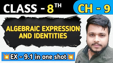 algebraic expressions & identities | class 8 exercise 9.1 | algebraic expressions class 8 