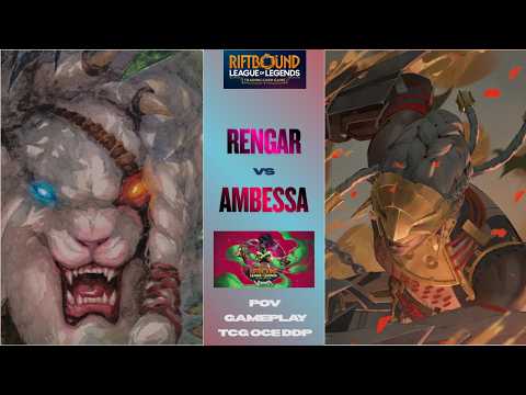 Rengar Vs Ambessa | Riftbound Vendetta Set 4 Nexus Night IRL POV Gameplay BO3