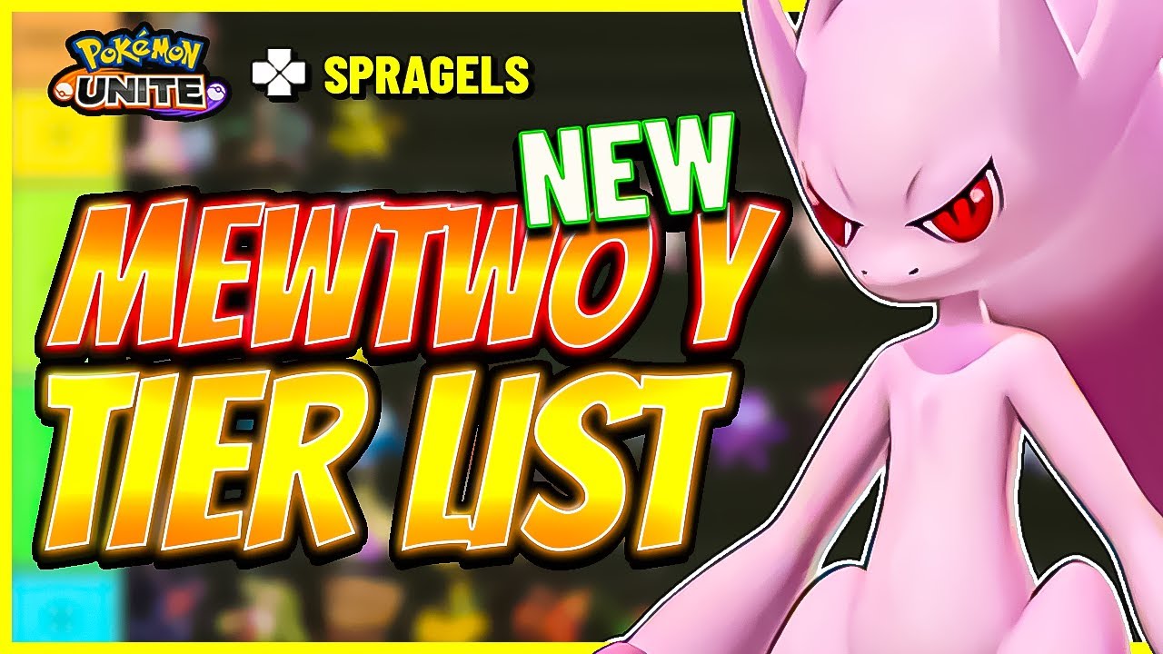 NEW Mewtwo Y Pokemon Unite Tier List - YouTube