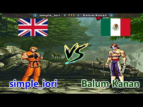 SNK vs. Capcom - SVC Chaos Super Plus - simple_iori vs Balum Kanan FT5