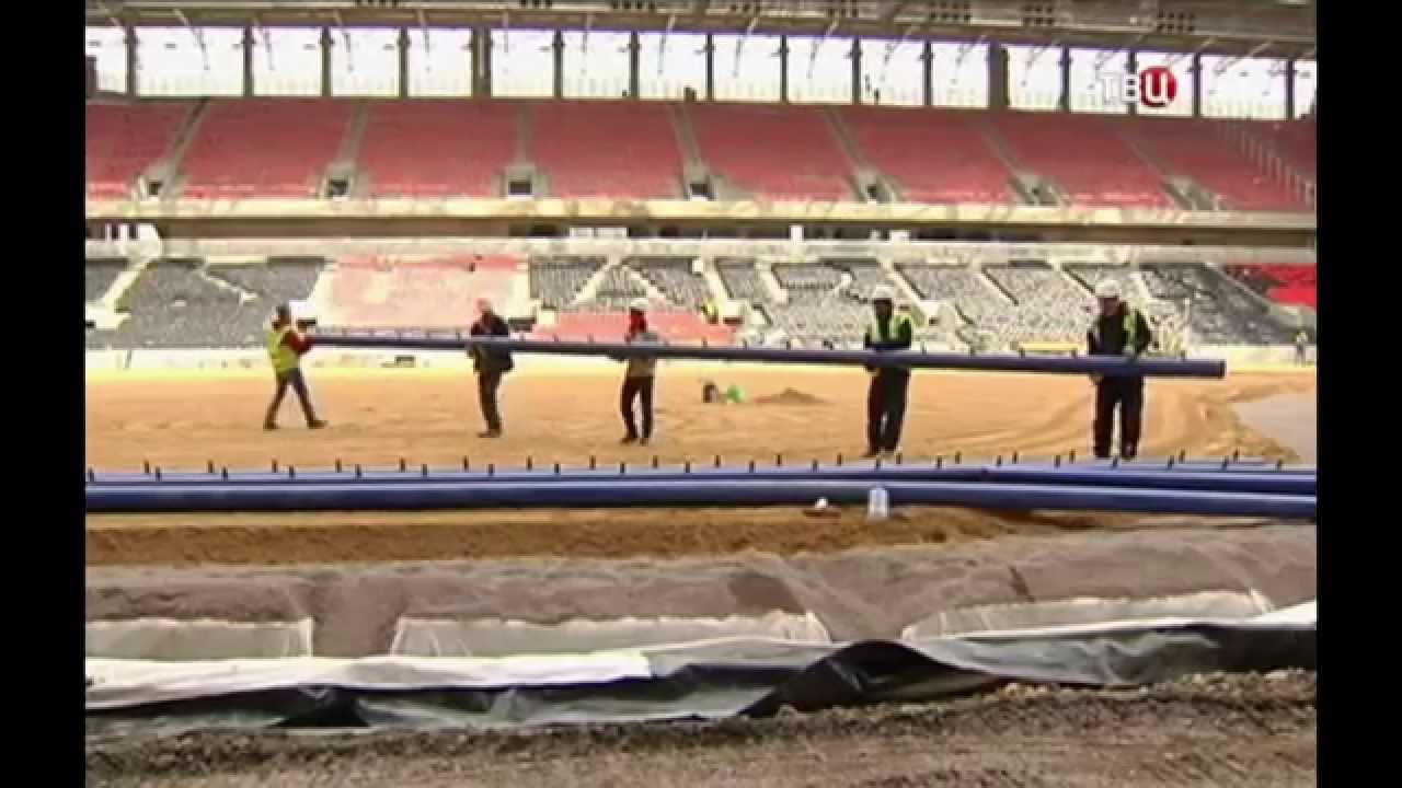 Стадион «Открытие Арена» и станция метро «Спартак» - YouTube