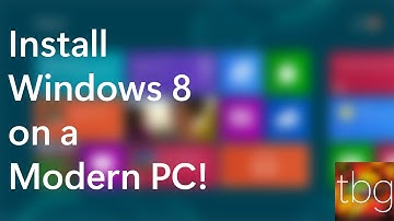 Install Windows 8 on a Modern PC! (WITH USB 3.0 AND NVME DRIVERS)