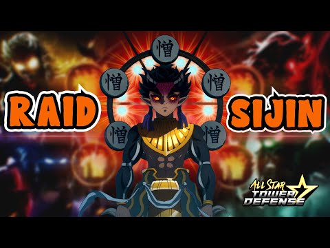 Asta 6 Star DESTROYS Sijin Raid  5 Units Solo Gameplay - All Star Tower  Defense 