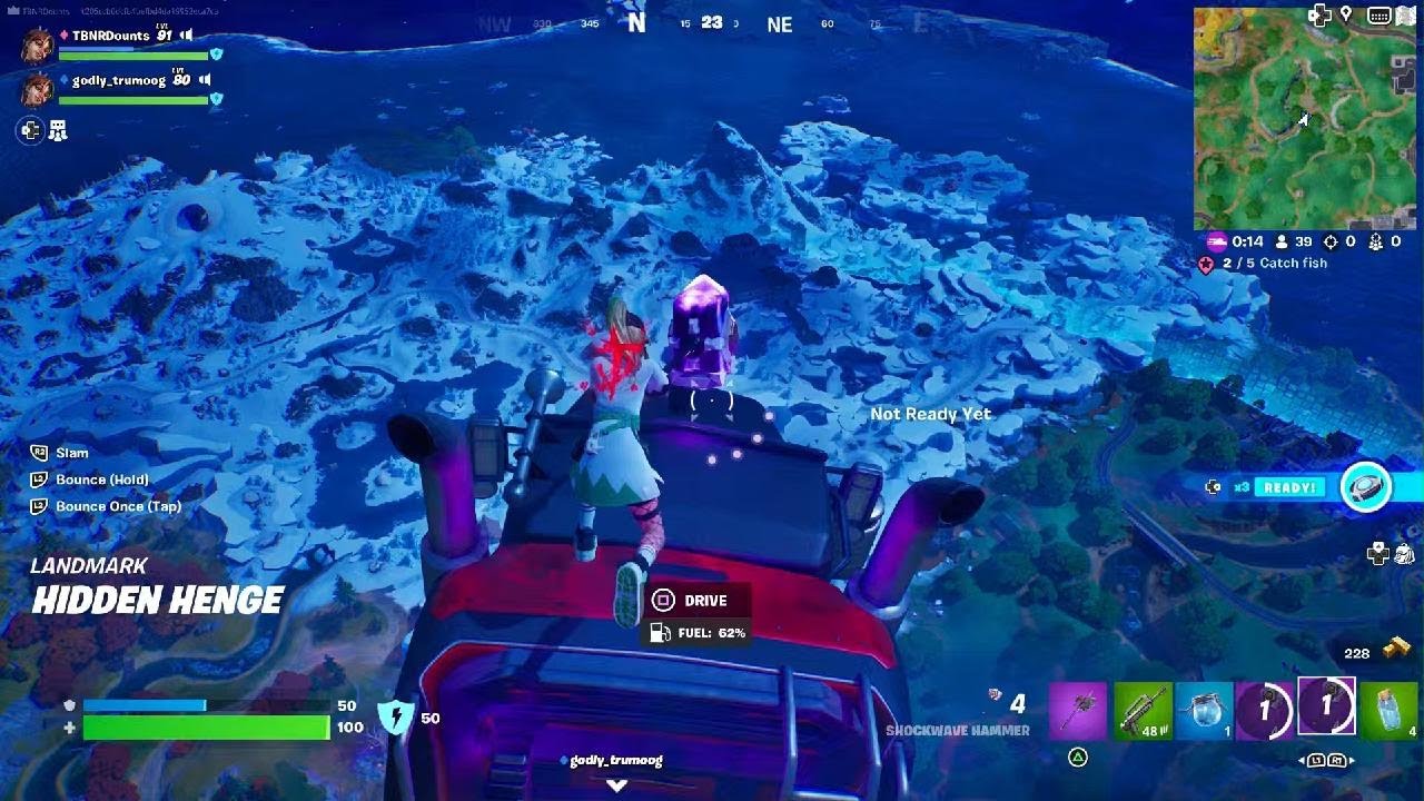 Fortnite shockwave hammer truck flying glitch YouTube