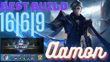 BUILD TOP 1 AAMON HACK DAMAGE BUILD 2023 | MOBILE LEGENDS