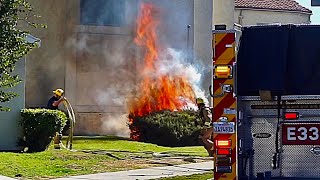 LAFD Greater Alarm Structure Fire: St. John’s United Methodist Church (Watts - Santa Ana IC)