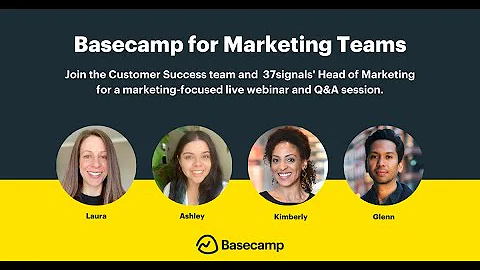 Basecamp for Marketing Teams | Basecamp Office Hours