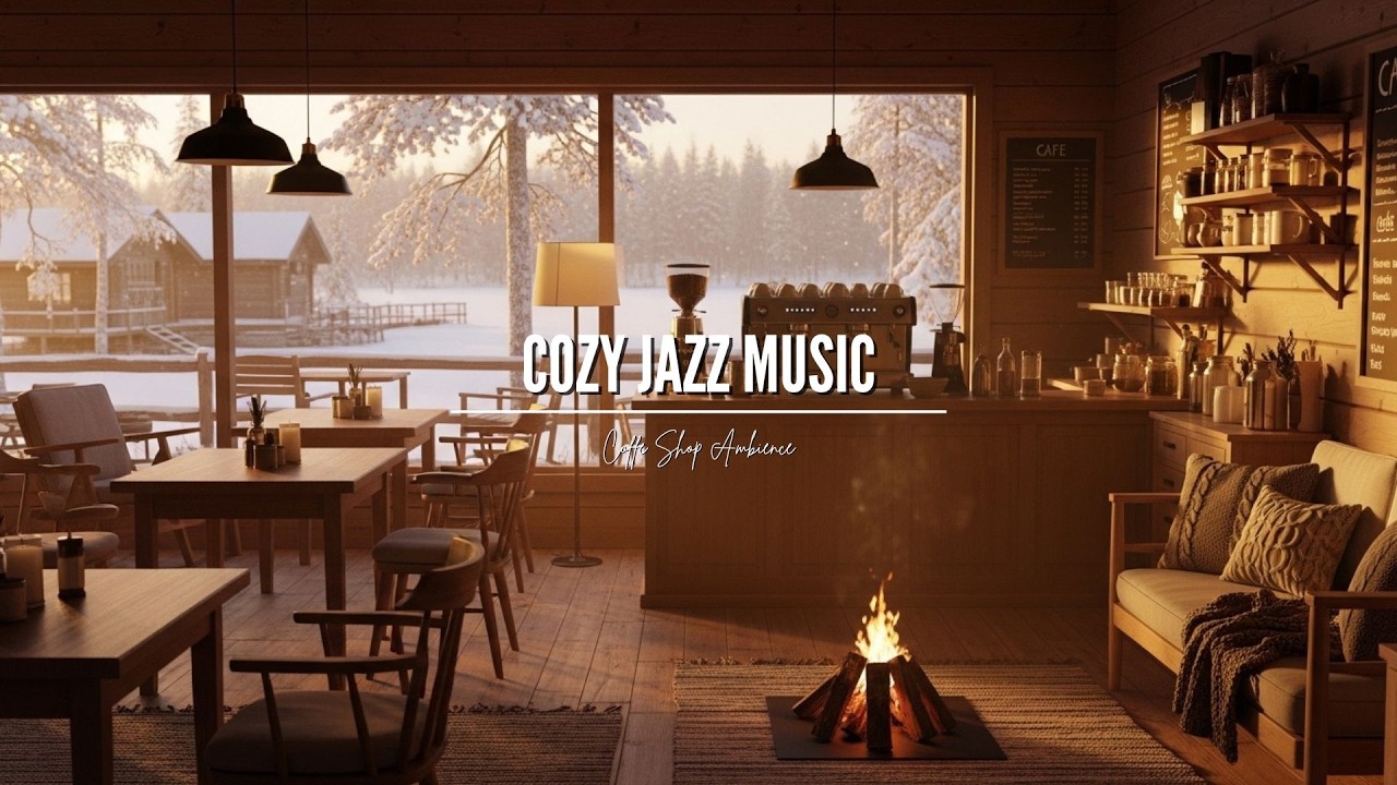 Lofi Coffee Shop Vibes ❄️ Relaxing Jazz Music for Studying, Working, Focusing & Sleeping