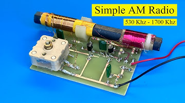 maak een eenvoudige AM-radio!!! Iedereen met een elektronicahobby kan radio maken