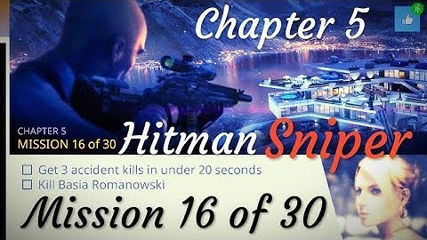 Hitman Sniper Chapter 5 Mission 16 of 30 Games Re-Play