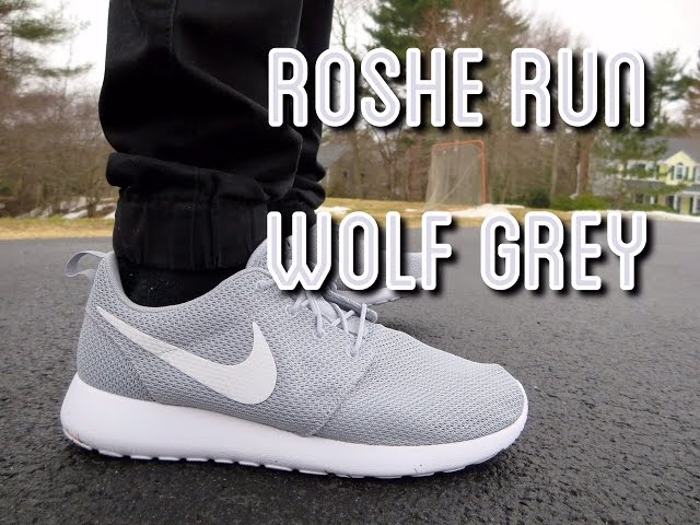 Roshe Run "Wolf Grey" ON FEET! -