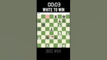 Bro sac his QUEEN 🤯 Chess Quiz number 64 #chess