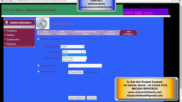 Jewellery Management System - ASP.NET with C#