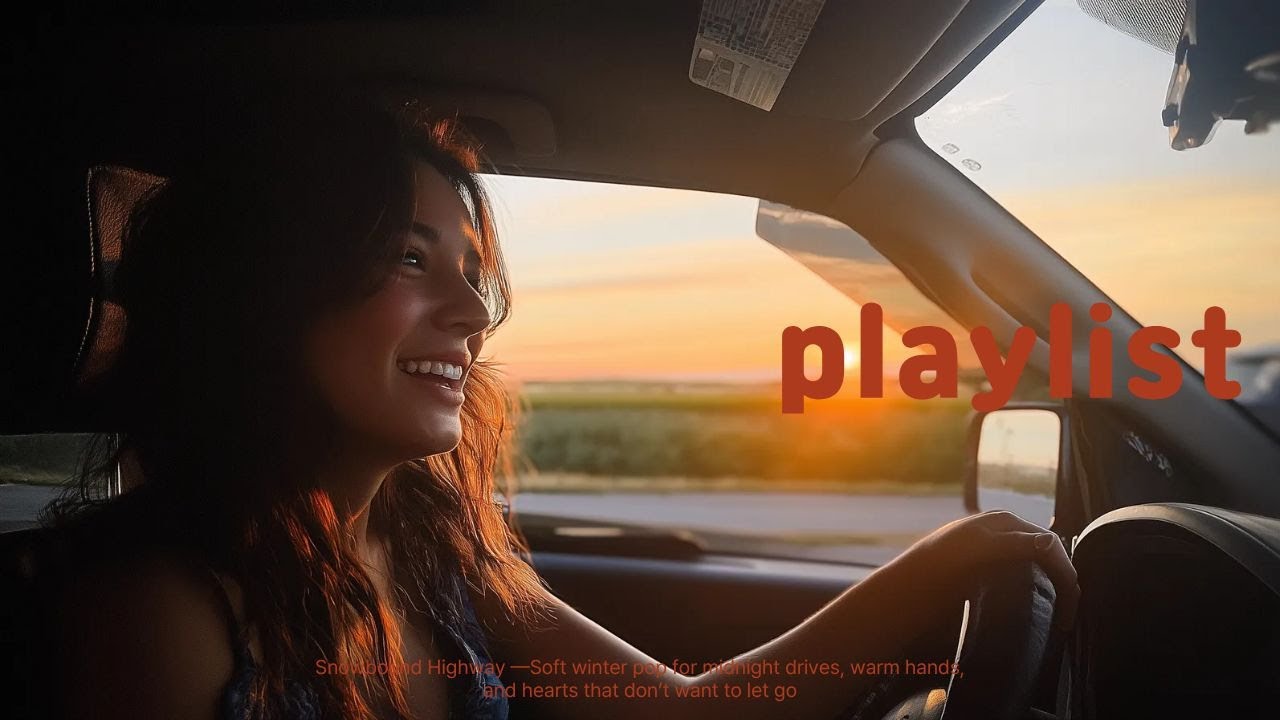 🎧 Playlist | 출퇴근 길마다 듣는 석양 빛 드라이브 노래 모음 | 3시간 플리 | Snowbound Highway | cafflure
