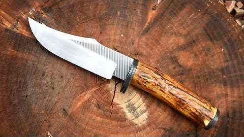 Making a hunting knife from a file