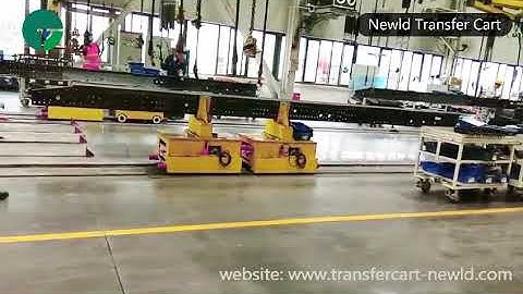 Rail Guided Vehicle RGV For Workshop Cargo Transport