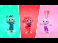 Цветняшки - Зарядка -  мультфильм для малышей - песенки для самых маленьких