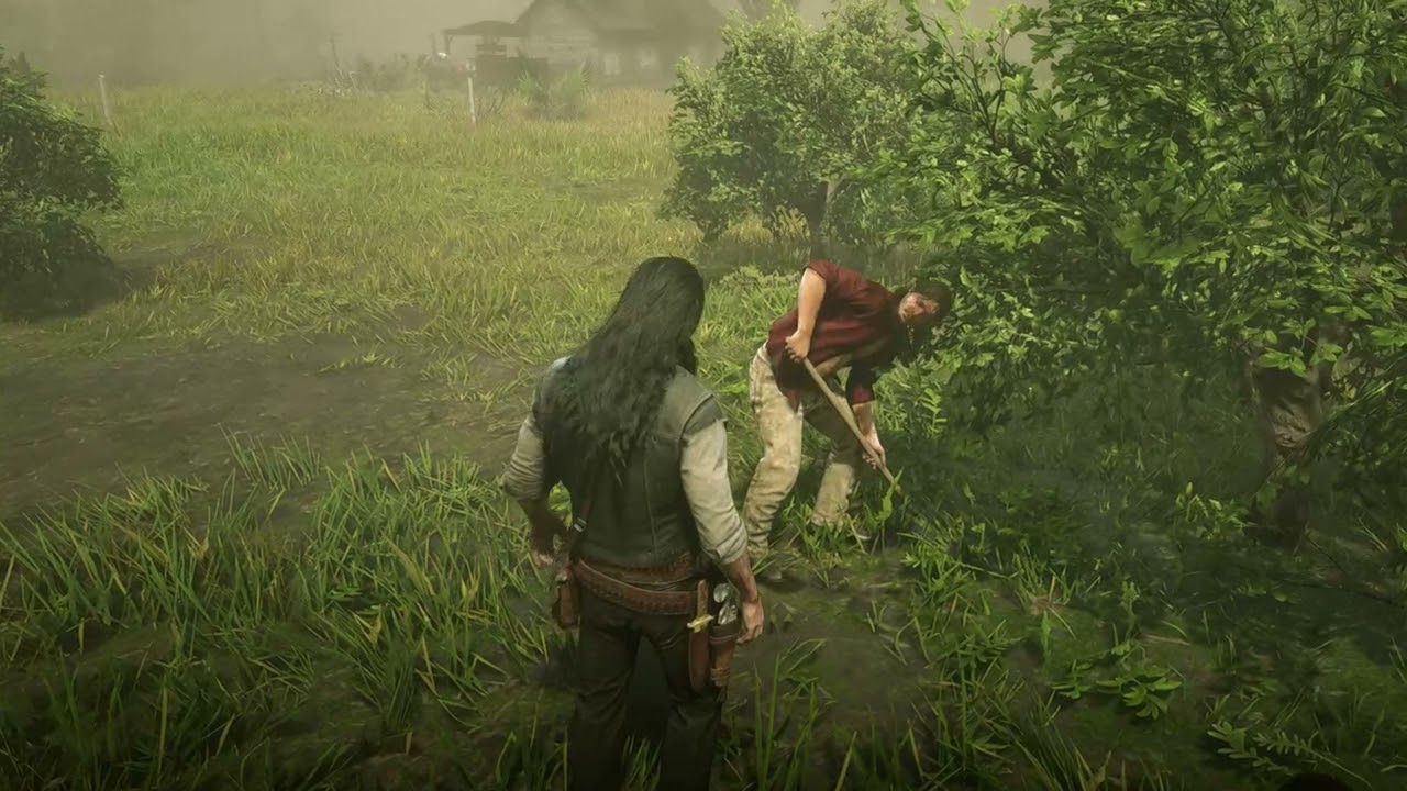 John visiting Dutch and the gang in Tahiti #rdr2 #johnmarston # ...