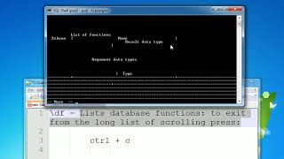 PostgreSQL - SQL Shell - Exist from scrolling