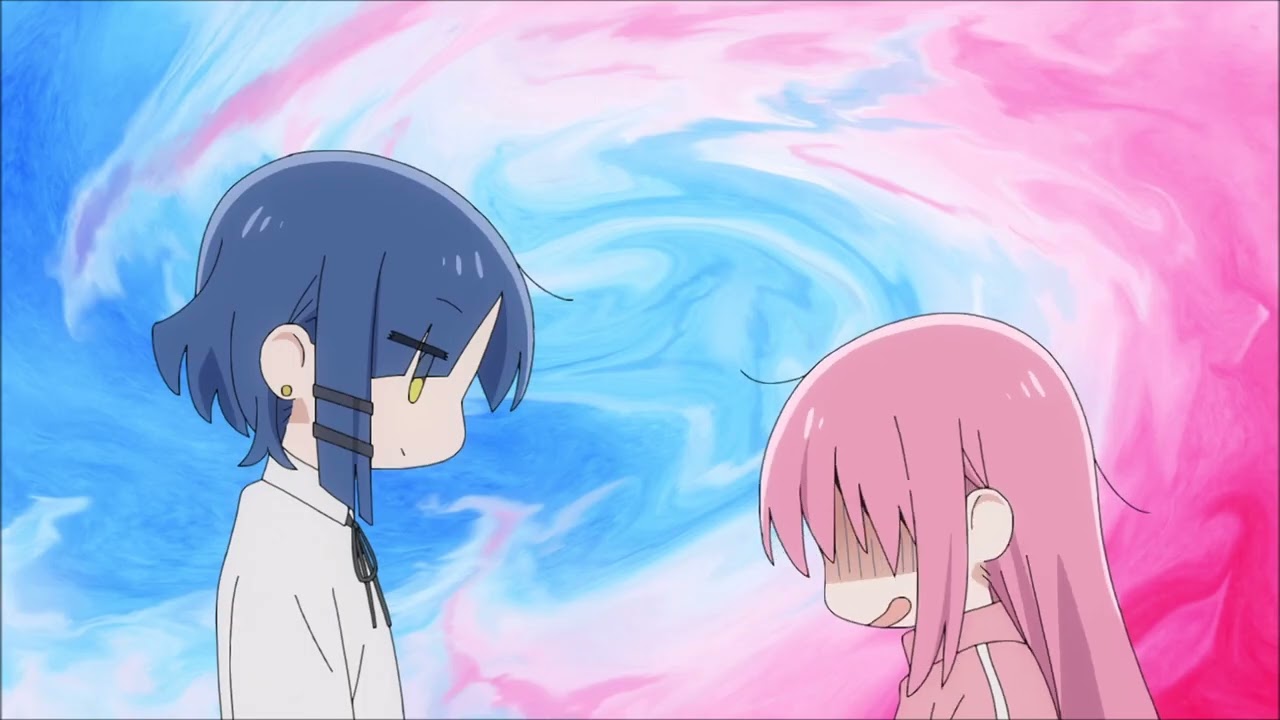 Bocchi and Ryo being friends