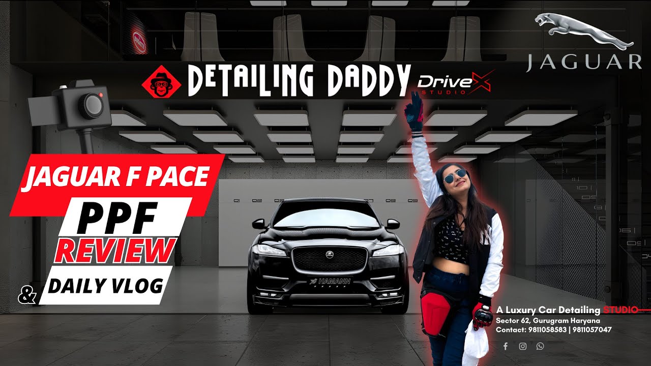 Vlog 1: Jaguar F pace in our Studio for PPF Application | Checkout the ...