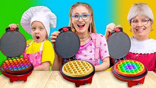 Grandma VS Me Сooking Сhallenge || USEFUL KITCHEN HACKS AND GADGETS by 5Minute Crafts