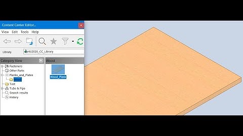 Inventor - Create a Brand New Content Center Category