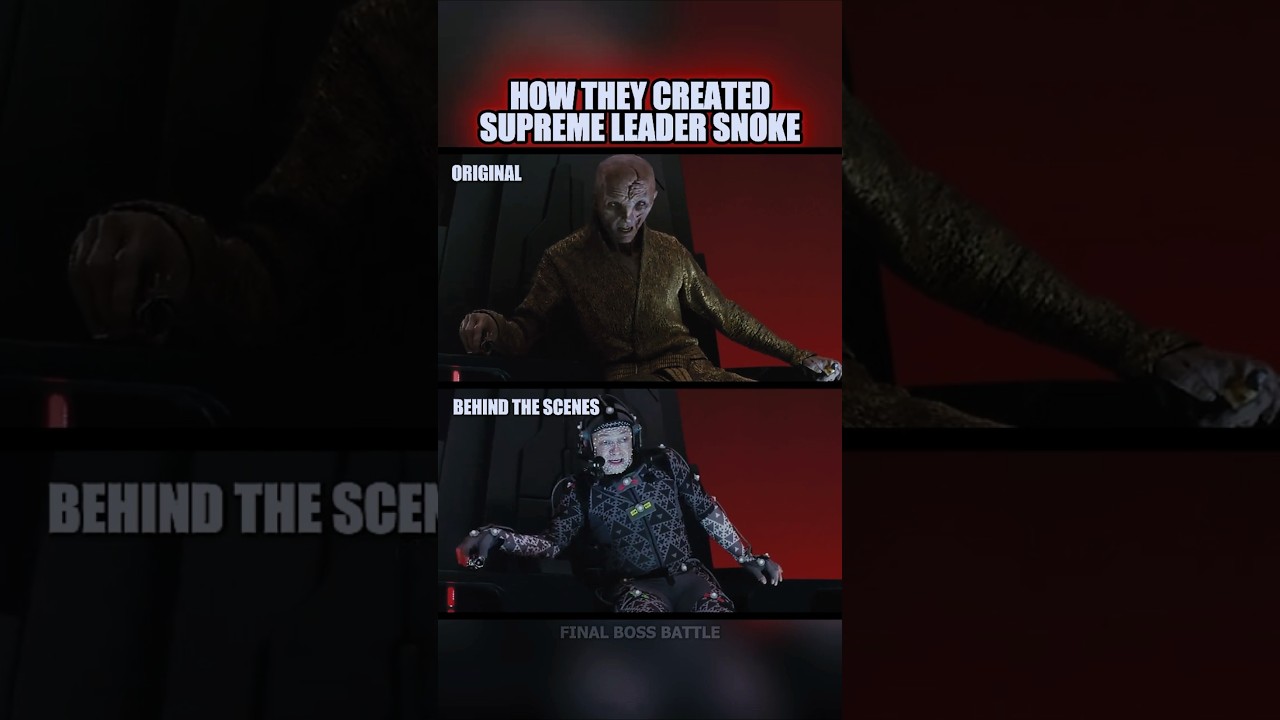 Behind The Scenes | How Supreme Leader Snoke Was Created! | Star Wars