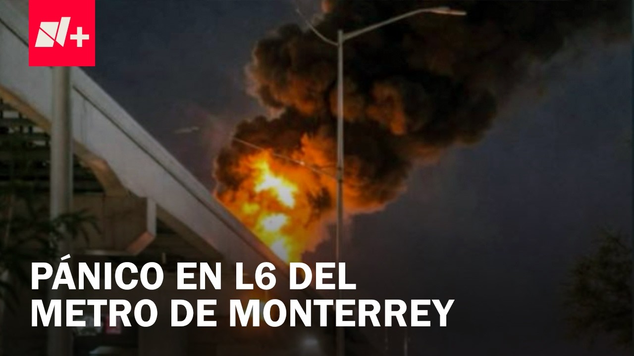 Nuevo Incidente en Obras del Metro de Monterrey: Se Registra Incendio en Tramo Elevado de la Línea 6