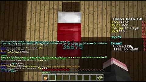 tommyallan2000 Hacking in Clans-1 on Mineplex