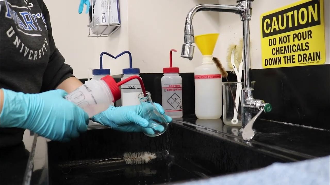 How to wash glassware YouTube