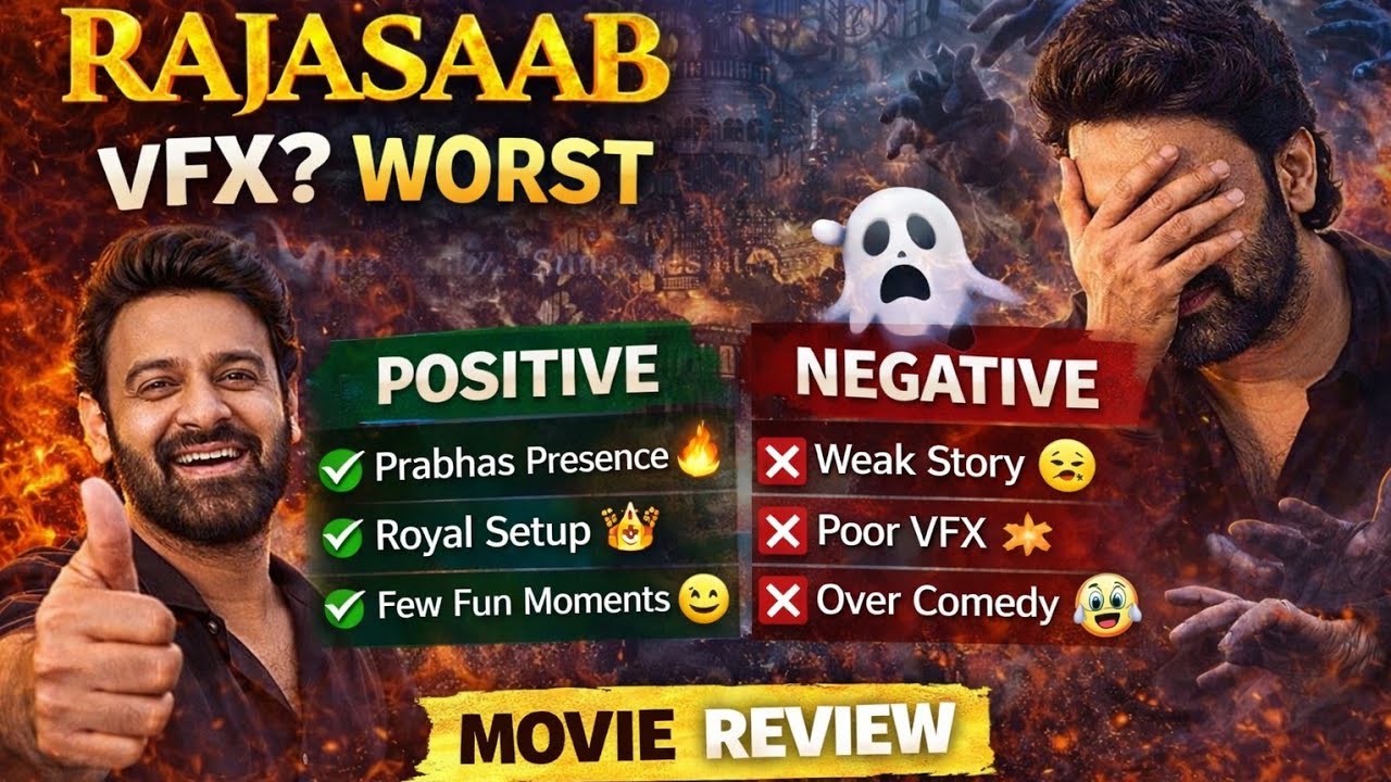 Rajasaab Movie Review Tamil | Prabhas Mass or Mess? | VFX Worst? 😱