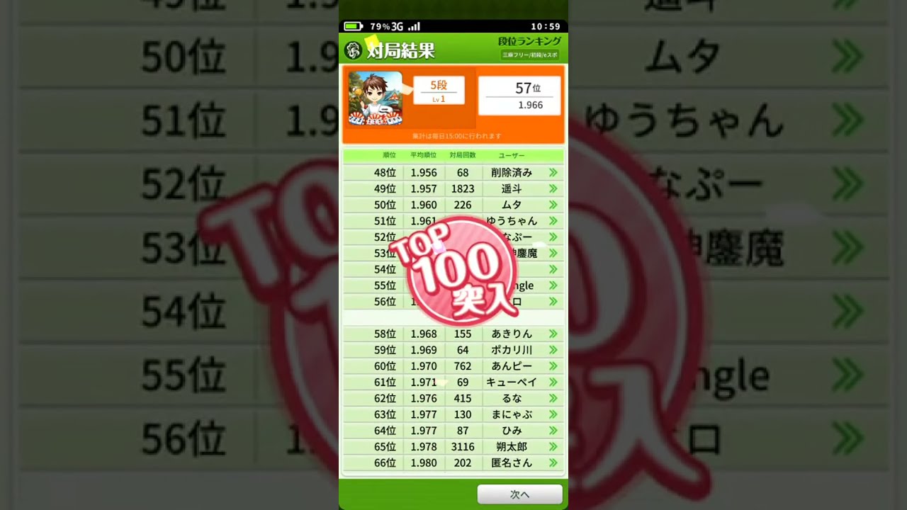 【金ドラ】ジャンナビ　段位戦※無音2026/1/5