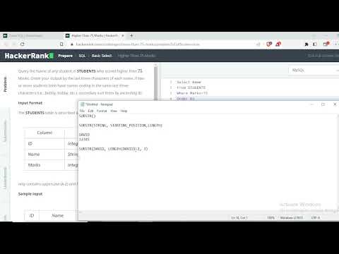Higher Than 75 Marks-HackerRank