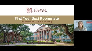 Find Your Best Roommate, presented by CofC Campus Housing