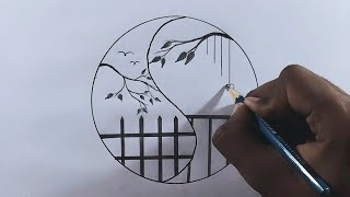 Circle drawing - easy Circle drawing - easy drawing - drawing - round drawing