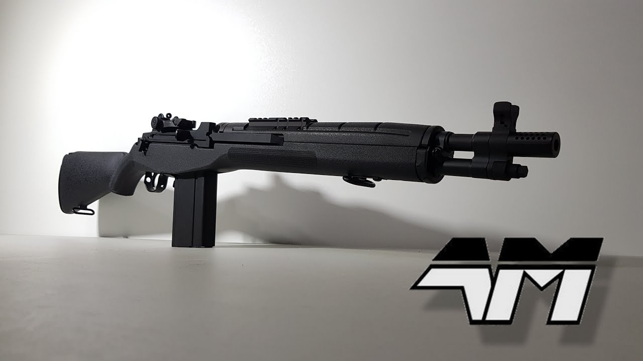 CYMA CM032A M14 / SOCOM 16 / Unboxing / Review / Airsoft On a Budget - YouT...