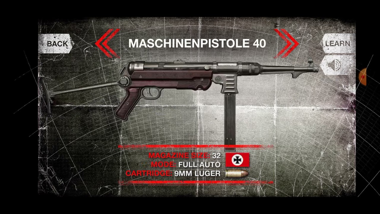 Weaphone WW2 - Submachine gun