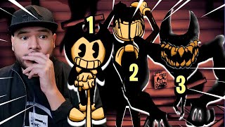 Estas 3 fases de Bendy en primera persona me sorprendieron Friday Night Funkin Mod FNF