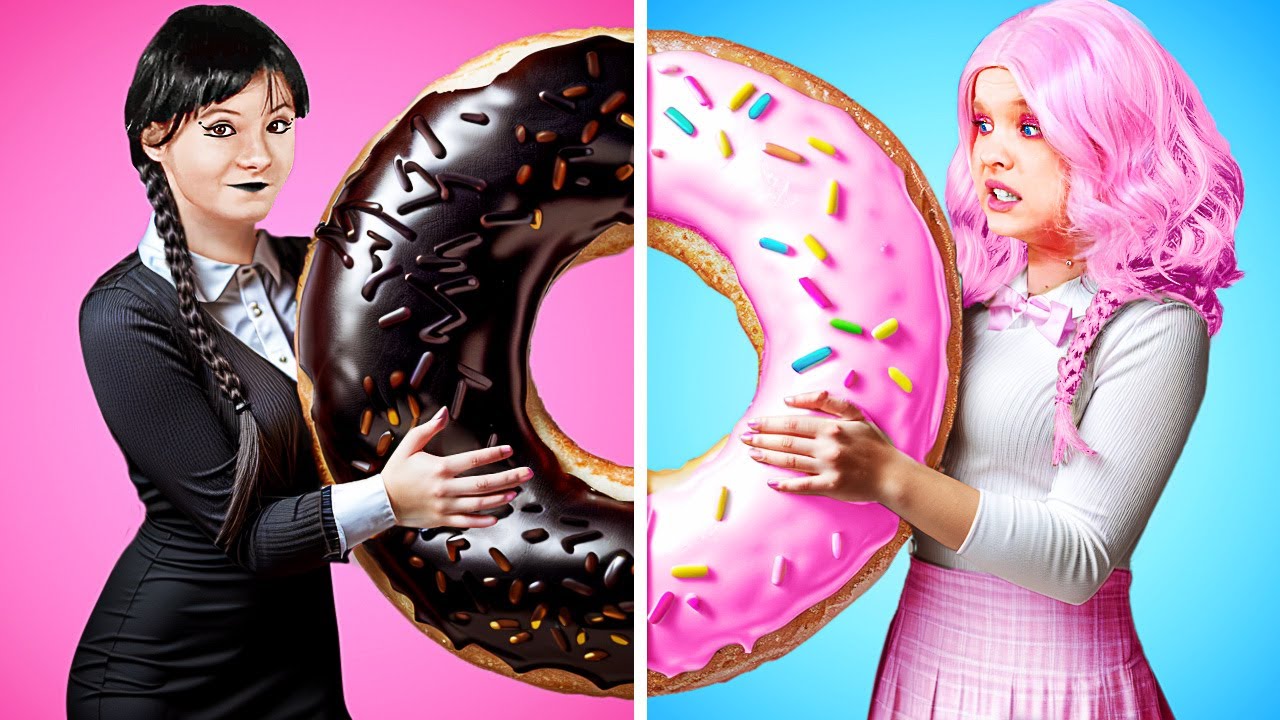 Из SOFT GIRL в КОРОЛЕВУ ВАМПИРОВ! 💖🧛‍♀️ Люксовый ГЛОУ-АП ✨