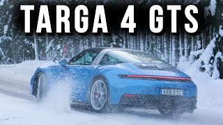 Download Lagu New Porsche 911 Targa 4 GTS - BLASTING through the Swedish Winter Wonderland - Incredible review! MP3