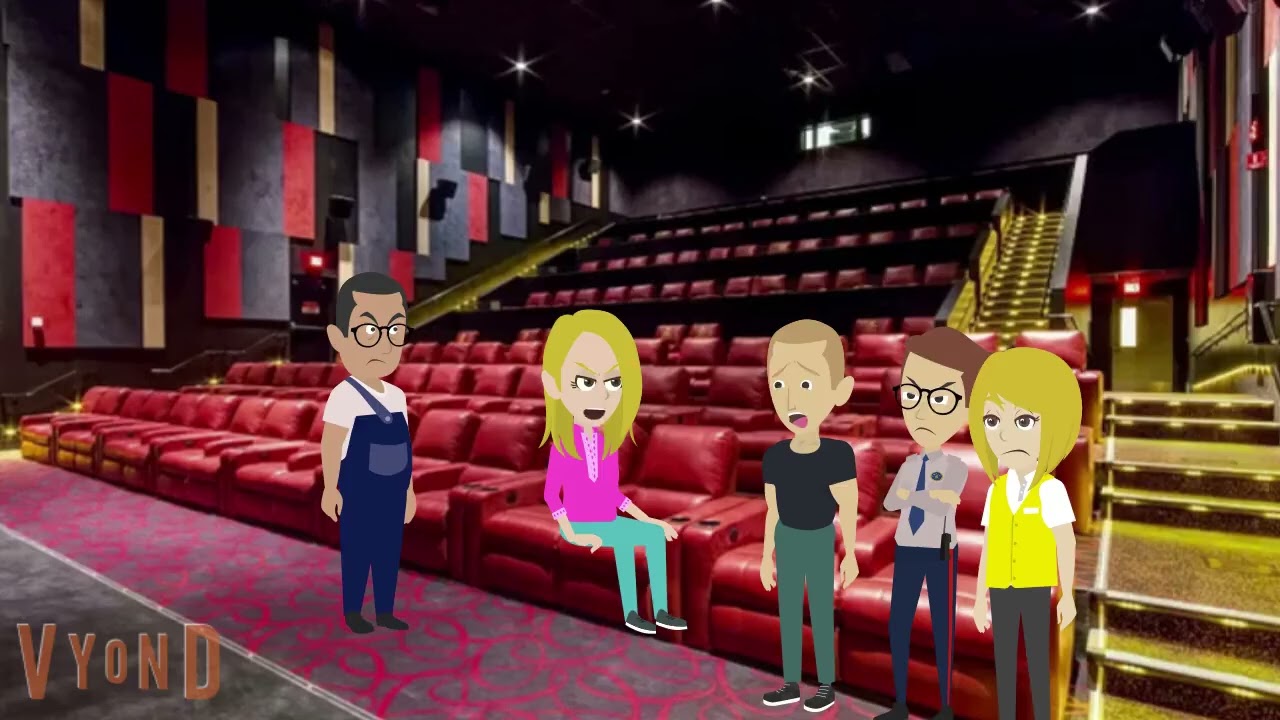 Childish Dad Misbehaves At The Movie Theater/Arrested