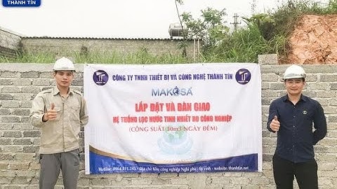 Makosa - Thành Tín - Hệ thống nước cấp RO tinh khiết cho nhà máy miến khu công nghiệp