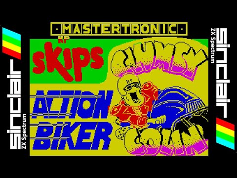 最後の道 ACTION BIKER (1985) Walkthrough, ZX Spectrum - YouTube