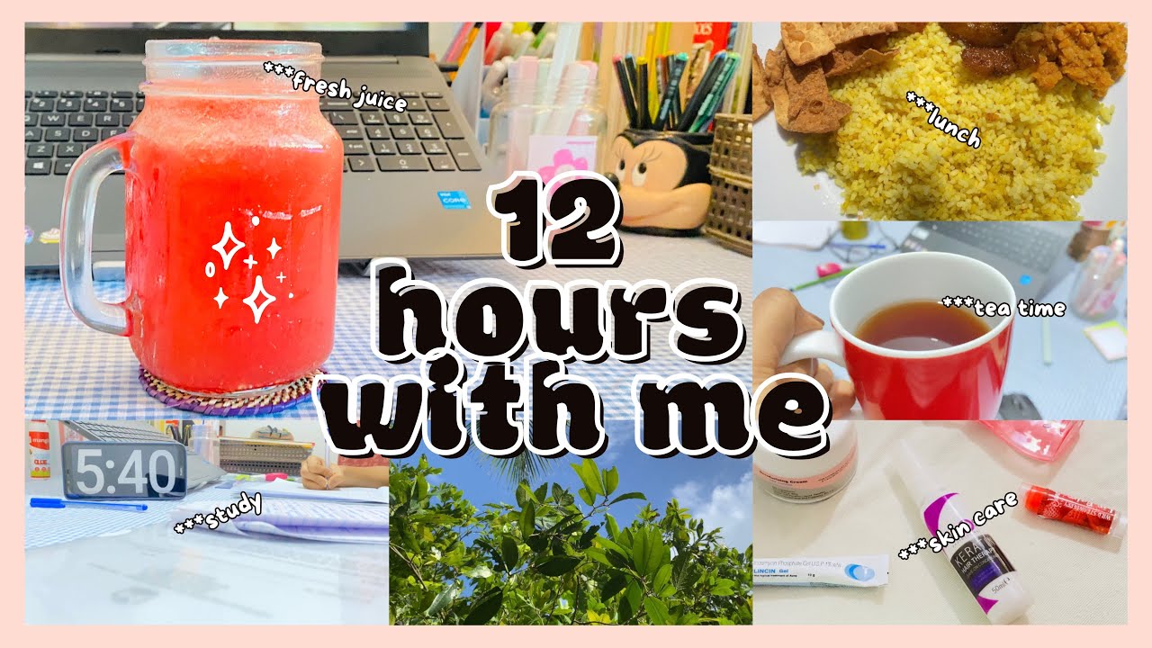 12 Hours with Me⏳📚|ඉරිදා දවසේ පැය කීපයක්🌈🍂